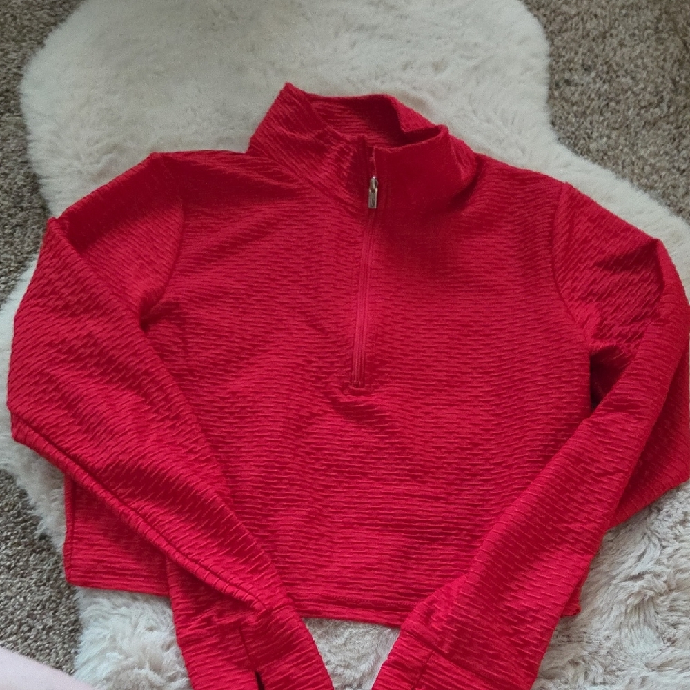 Buffbunny Salsa Red Quarter Zip